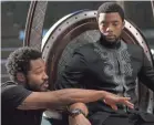  ?? MARVEL STUDIOS ?? “Black Panther” director Ryan Coogler, left, and star Chadwick Boseman were passed over.
