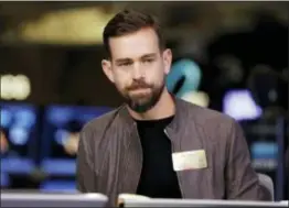  ?? RICHARD DREW — THE ASSOCIATED PRESS FILE ?? Twitter CEO Jack Dorsey is interviewe­d on the floor of the New York Stock Exchange. After long resisting change, Dorsey wants to revamp the “core” of the service to fight rampant abuse and misinforma­tion.