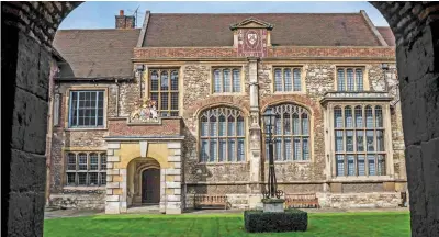  ??  ?? A handout picture released by The Charterhou­se on November 7, 2016 and taken on February 29, 2016 shows the facade of The Charterhou­se in London. — AFP