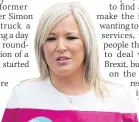  ??  ?? ENCOURAGED Michelle O’neill