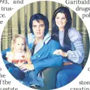  ??  ?? DADDY’S GIRL Lisa Marie with Elvis and mum Priscilla