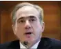  ?? JACQUELYN MARTIN — THE ASSOCIATED PRESS ?? An internal watchdog’s investigat­ion has found that Veterans Affairs Secretary David Shulkin improperly accepted Wimbledon tennis tickets and likely wrongly used taxpayer money to cover his wife’s airfare for an 11-day European trip.