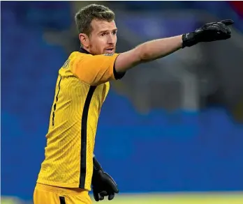  ??  ?? Safe hands…goalkeeper Hradecky