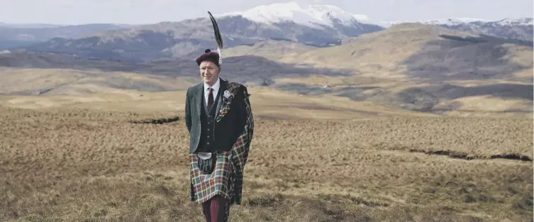  ?? PICTURE: STEWART ATTWOOD ?? 0 John Michael Baillie-hamilton Buchanan will lead the first Clan Parliament in over 350 years to explore the future of Clan Buchanan