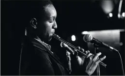  ??  ?? SMOOTH GROOVES: Oscar Rachabane will bring his quirky style of sax and penny whistle to Durban next weekend.