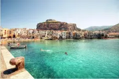  ??  ?? Sicily is an island blessed with intense scenery, crystal clear waters, and spectacula­r architectu­re.