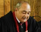  ?? PHOTO: KAREN PASCO ?? Response . . . Chief District Court Judge Heemi Taumaunu says criticism of current legislatio­n by judges would be inappropri­ate.