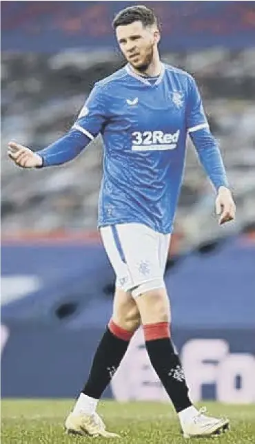  ??  ?? 0 Jack Simpson made his Rangers debut as a sub in Sunday’s 4-1 win over Dundee United.