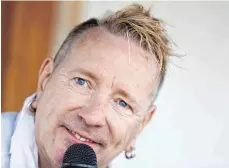  ?? FOTO: JUAN HERRERO ?? Johnny Rotten, der ehemalige Sex-Pistols-Frontmann, führt auf Arte durch den Kultursomm­er.