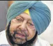  ??  ?? Amarinder Singh