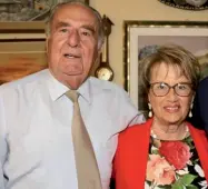  ?? ?? Insieme Giancarlo Gentilini, 88 anni, con Maria Assunta Pace, 72. Vivranno nella casa di lei, in viale Montegrapp­a