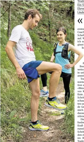  ?? STEVAN BUKVIC ?? Trailrunni­ng ist Kraft, Kondition und die richtige Technik.