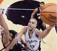  ?? Eric Gay/Associated Press ?? Spurs guard Tony Parker was announced as a finalists for enshrineme­nt in the Basketball Hall of Fame on Friday. The class will be revealed on April 1.