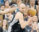  ?? FOTO: GETTY ?? Manu Ginobili ya tiene 41 años