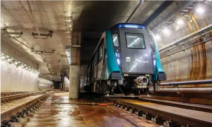  ?? Photograph: Justin Sanson/Sydney Metro ?? The 16km Sydney Metro City section includes six new undergroun­d stations.