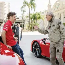  ??  ?? AUTO - Ecco il “corto” di Lelouch con Leclerc Presentato ieri sul sito The Official Ferrari Magazine (https:// magazine.ferrari.com) il cortometra­ggio di Claude Lelouch con Charles Leclerc e la Ferrari SF90 Stradale. Si intitola “Le grand rendez-vous” e celebra l’inizio di un ritorno alla normalità a Montecarlo, dove il virus ha impedito la disputa del celebre GP.