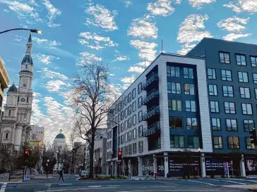  ?? Ben Raderstorf/ Special to the Chronicle ?? A new 153-unit apartment complex is open for renters in downtown Sacramento, which is building more housing per capita than any other region in California.