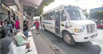  ?? / ARCHIVO ?? Buscan solución para la falta de transporte colectivo a la feria