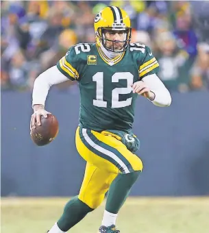 ?? JERRY LAI, USA TODAY SPORTS ?? Aaron Rodgers has guided the Packers to eight consecutiv­e playoff appearance­s.