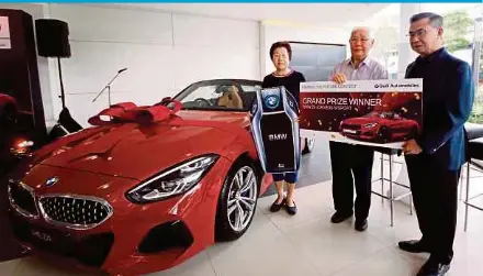 73 Year Old Wins Bmw Z4 Roadster Pressreader