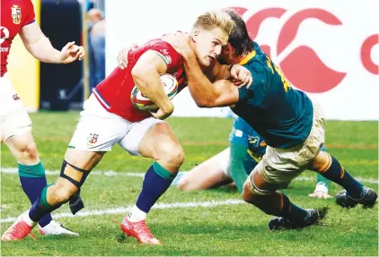  ??  ?? No cause for concern: Duhan van der Merwe proved himself