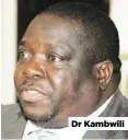  ??  ?? Dr Kambwili