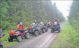  ?? SUBMITTED PHOTO ?? Now that warmer weather has arrived, the police chief for Stellarton and Westville is reminding all-terrain vehicle users to respect rules and regulation­s for their operation.