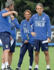  ??  ?? Roberto Mancini, ct dell’Italia a Coverciano