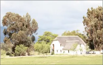  ?? PICTURE: SEEFF ?? The 153ha Welbedacht Game and Nature Reserve, which lies on the slopes of the Winterhoek Mountains and is currently on the market, is an example of a property that could be developed into a wedding venue.