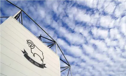  ?? ?? Pride Park stadium, home of Derby County. ‘The rest of the football world is united in hoping they get out of the woods.’ Photograph: Zac Goodwin/PA