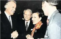  ?? WEISS ?? Biden, Haltzel, Ferrero-Walder und Weiss am Rande des Nato-Gipfels 1999 in Washington
