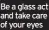  ?? ?? Be a glass act and take care of your eyes
