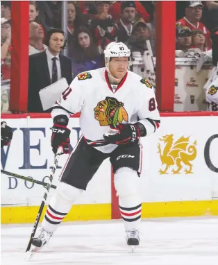  ?? GETTY IMAGES FILES ?? Marian Hossa is a first-year candidate for the Hockey Hall of Fame. He won three Stanley Cups. The Slovakian accumulate­d 1,134 points in 1,309 games, including eight seasons of at least 30 goals.