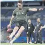  ?? ?? STAR Beggan at Combine in Indianapol­is on Sunday