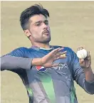  ??  ?? Pakistan’s Mohammad Amir.