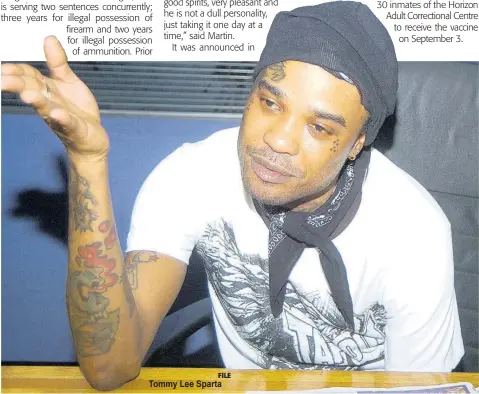  ?? FILE ?? Tommy Lee Sparta