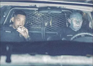  ?? Matt Kennedy Netf lix ?? WILL SMITH, left, and Joel Edgerton star in “Bright,” a Netflix film released last month. A sequel is planned.