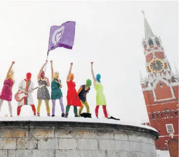  ??  ?? Pussy Riot gostuju na Human Rights Film Festivalu u Zagrebu