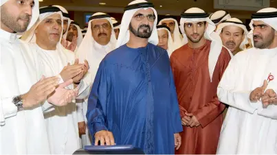  ?? File photos ?? Sheikh mohammed, mattar al tayer and other officials during the historic opening of dubai metro in 2009. —