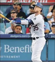  ?? Mark J. Terrill Associated Press ?? CODY BELLINGER HAD been in a mini-slump before finding his power stroke again in August.