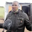  ?? NDAMANE AYANDA African News Agency (ANA) ?? BULELANI Qolani was dragged from his Empolweni shack by the City’s Land Invasion Unit officers. |