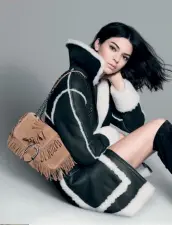  ??  ?? VALENTINO’S STREET-INSPIRED LOOKBOOK (FAR LEFT); KENDALL JENNER IS LONGCHAMP’SNEW FACE