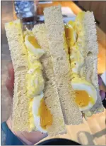  ?? CONGRESS PARK MARKET — COURTESY PHOTO ?? Congress Park Market’s Japanese egg salad sandwich is pictured.