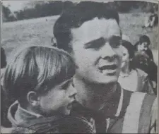  ??  ?? Rathnew’s Clifford Murphy pictured in the paper after the game.