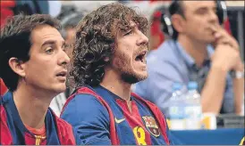  ?? FOTO: GETTY IMAGES ?? Puyol es sólo del Barça
Así vivió en la grada el título europeo de balonmano
