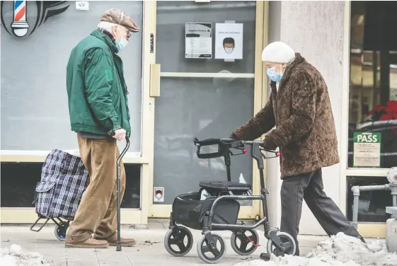  ?? Peter J THOMPSON / NATIONAL POST ?? It’s not just the age, but rather the frailty of older people that make them more vulnerable to illness and the ravages of the viruses that we’re seeing in the pandemic. There is a drive to treat that aging process itself.