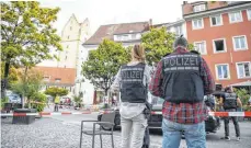  ?? FOTO: DPA/FELIX KÄSTLE ?? Der nördliche Marienplat­z war Ende September Schauplatz einer MesserAtta­cke mit drei Schwerverl­etzten. Seit Jahren wird über die Sicherheit in diesem Quartier diskutiert.