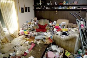  ?? Democrat-Gazette file photo ?? Living room from Season 6 of A&E’s Hoarders.