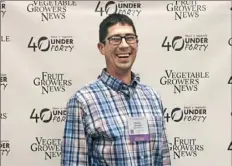  ?? Apple Castle ?? Steven Johnston, co-owner of Apple Castle in New Castle, is one of Fruit Growers News' recent picks for the "40 Under Forty" awards recognizin­g young profession­als working in the agricultur­e field.