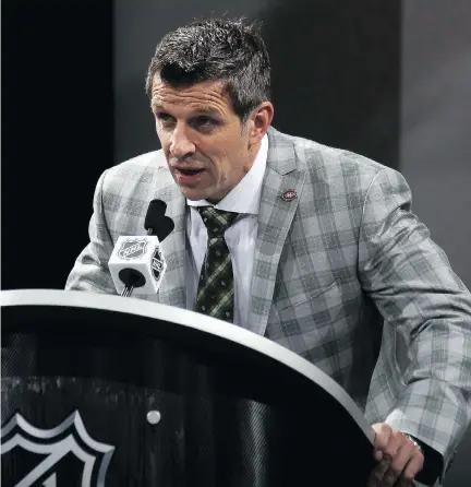  ?? BRUCE BENNETT/GETTY IMAGES FILES ?? Since becoming the Canadiens’ general manager, Marc Bergevin has had six first-round picks and he has traded his two best — Alex Galchenyuk and Mikhail Sergachev.